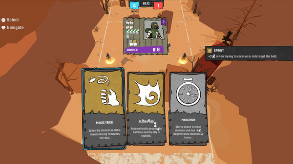 Игра Rough Rivals, скриншот