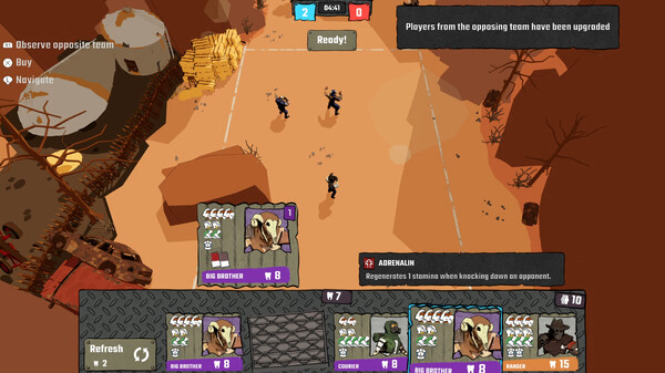 Игра Rough Rivals, скриншот