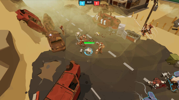Игра Rough Rivals, скриншот