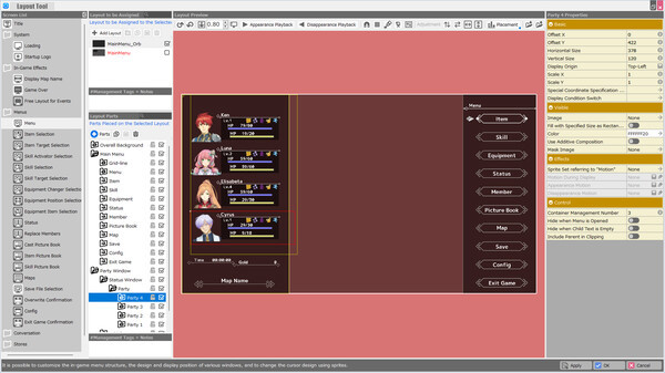 Игра RPG Developer Bakin, скриншот