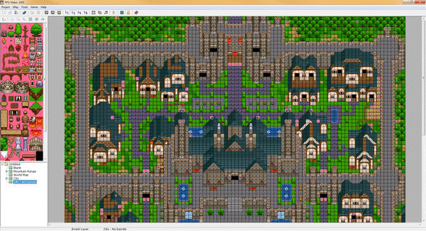 Игра RPG Maker 2000, скриншот