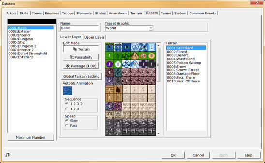 Игра RPG Maker 2000, скриншот