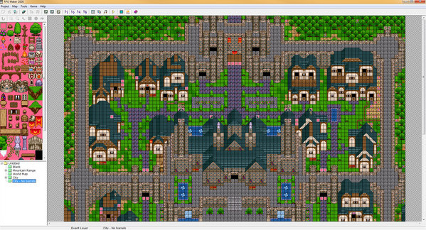Игра RPG Maker 2000, скриншот