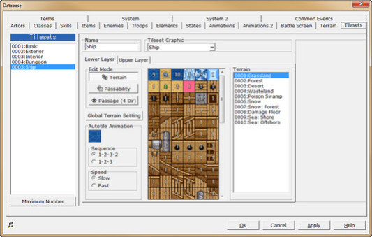 Игра RPG Maker 2003, скриншот