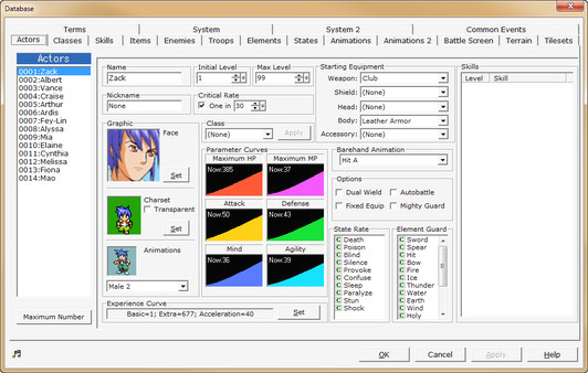 Игра RPG Maker 2003, скриншот