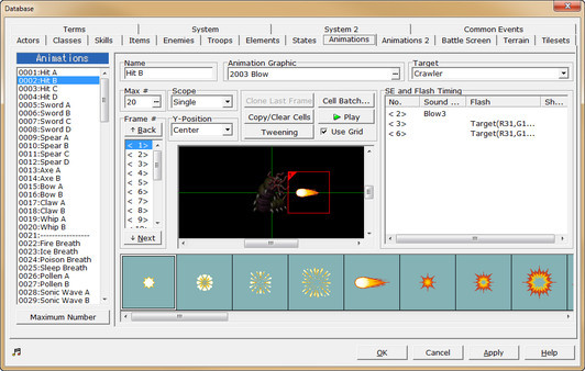 Игра RPG Maker 2003, скриншот