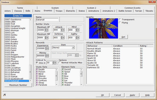 Игра RPG Maker 2003, скриншот