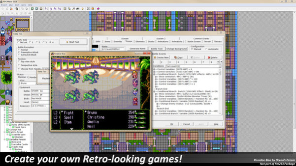 Игра RPG Maker 2003, скриншот