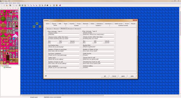 Игра RPG Maker 2003, скриншот