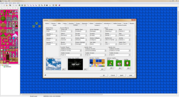 Игра RPG Maker 2003, скриншот
