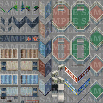 Игра RPG Maker MV - DorapixelMapChips - Modern JP Custom, скриншот