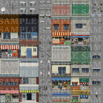 Игра RPG Maker MV - DorapixelMapChips - Modern JP, скриншот