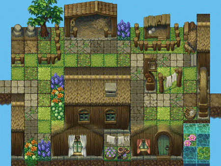 Игра RPG Maker MV - Grid Map Tiles RPG Maker Edition, скриншот