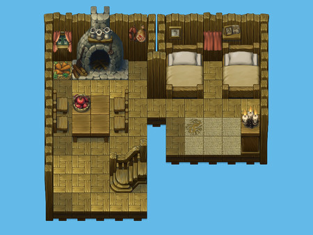 Игра RPG Maker MV - Grid Map Tiles RPG Maker Edition, скриншот