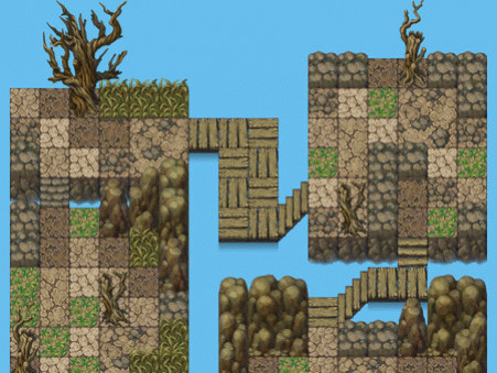 Игра RPG Maker MV - Grid Map Tiles RPG Maker Edition, скриншот