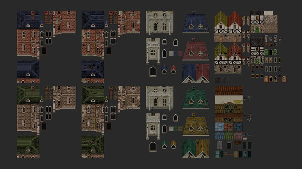 Игра RPG Maker MV - Haunted Residences Assets, скриншот