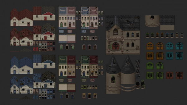 Игра RPG Maker MV - Haunted Residences Assets, скриншот