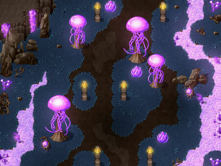 Игра RPG Maker MV - KR Alien Worlds Tileset, скриншот