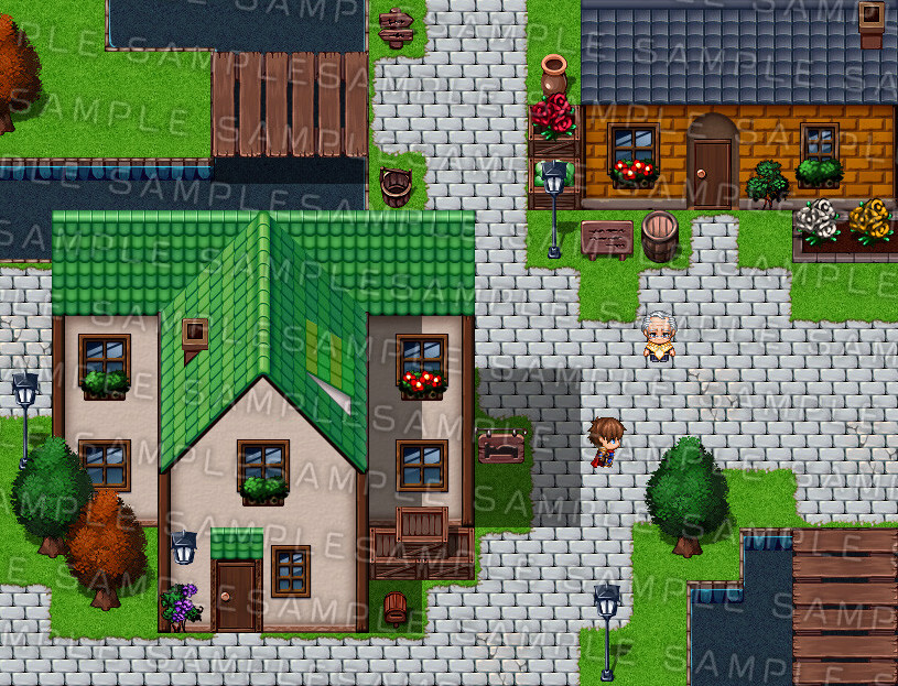 Купить DLC RPG Maker MV - Krachware Fantasy Town Exterior Tileset от ...