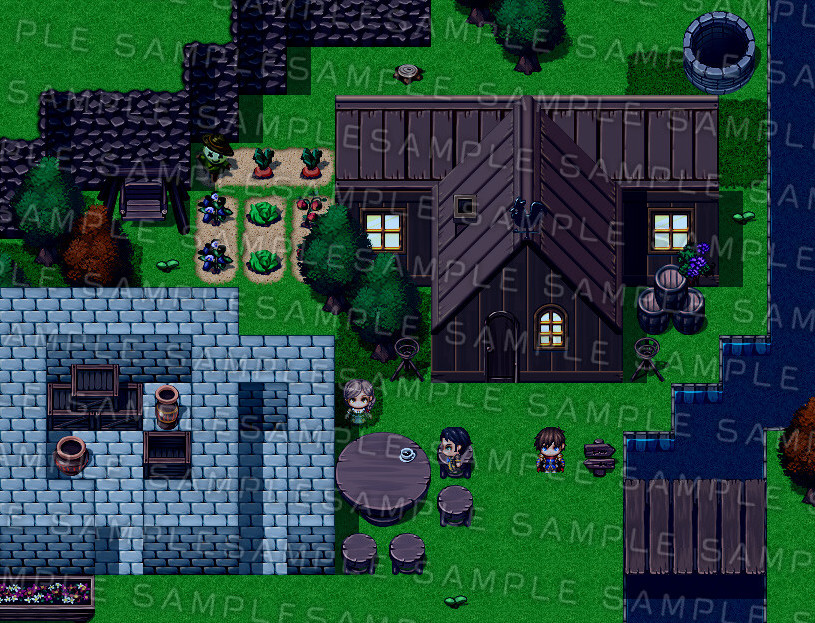 Купить DLC RPG Maker MV - Krachware Fantasy Town Exterior Tileset от ...