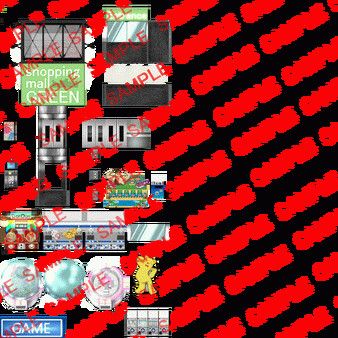 Игра RPG Maker MV - Shopping Mall Tileset, скриншот