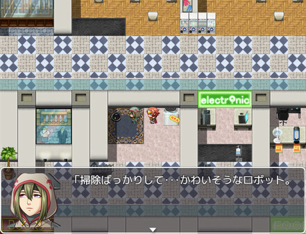 Игра RPG Maker MV - Shopping Mall Tileset, скриншот