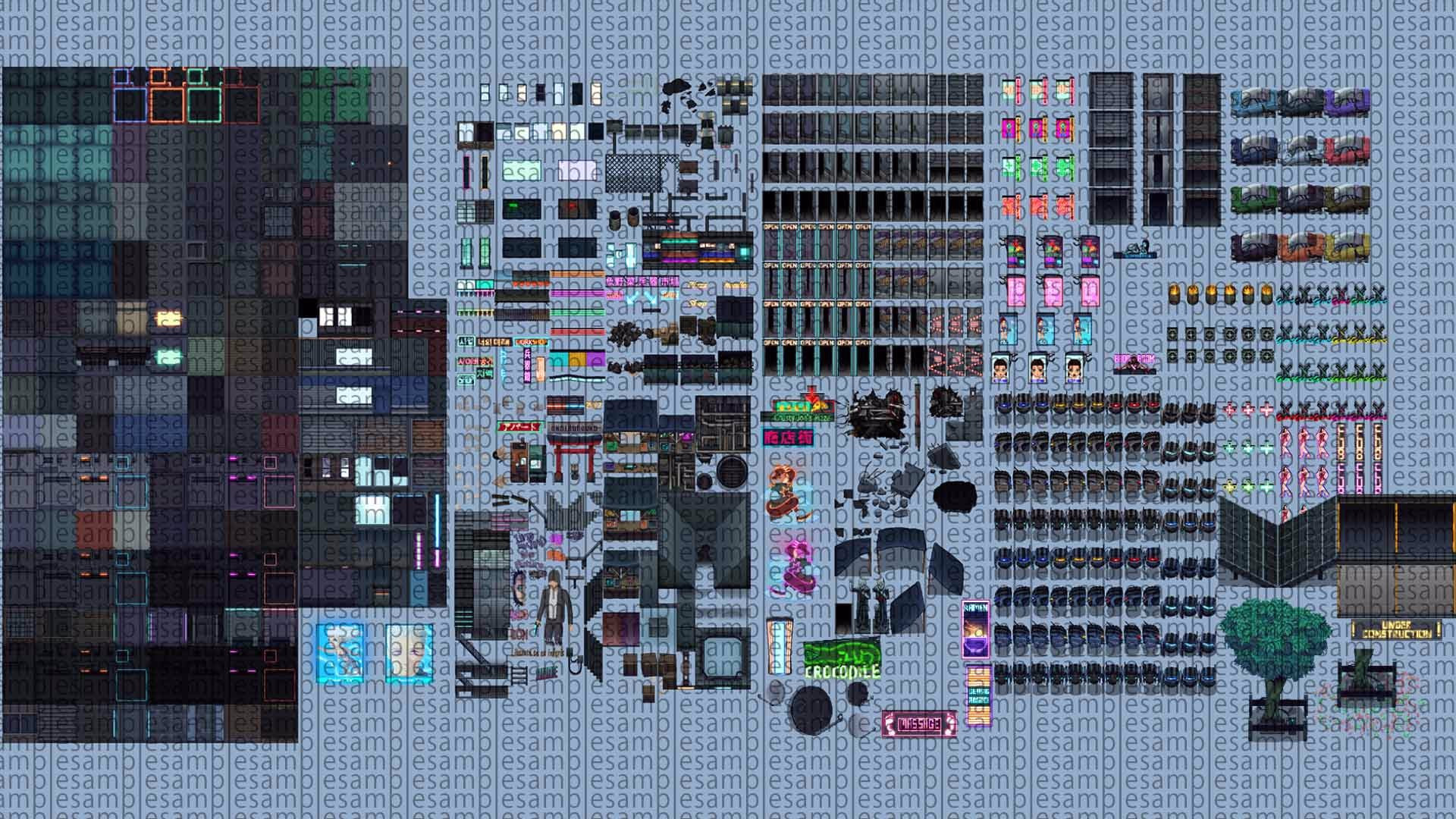 Купить DLC RPG Maker MV - Winlu Cyberpunk Tileset - Exterior от 710 ...