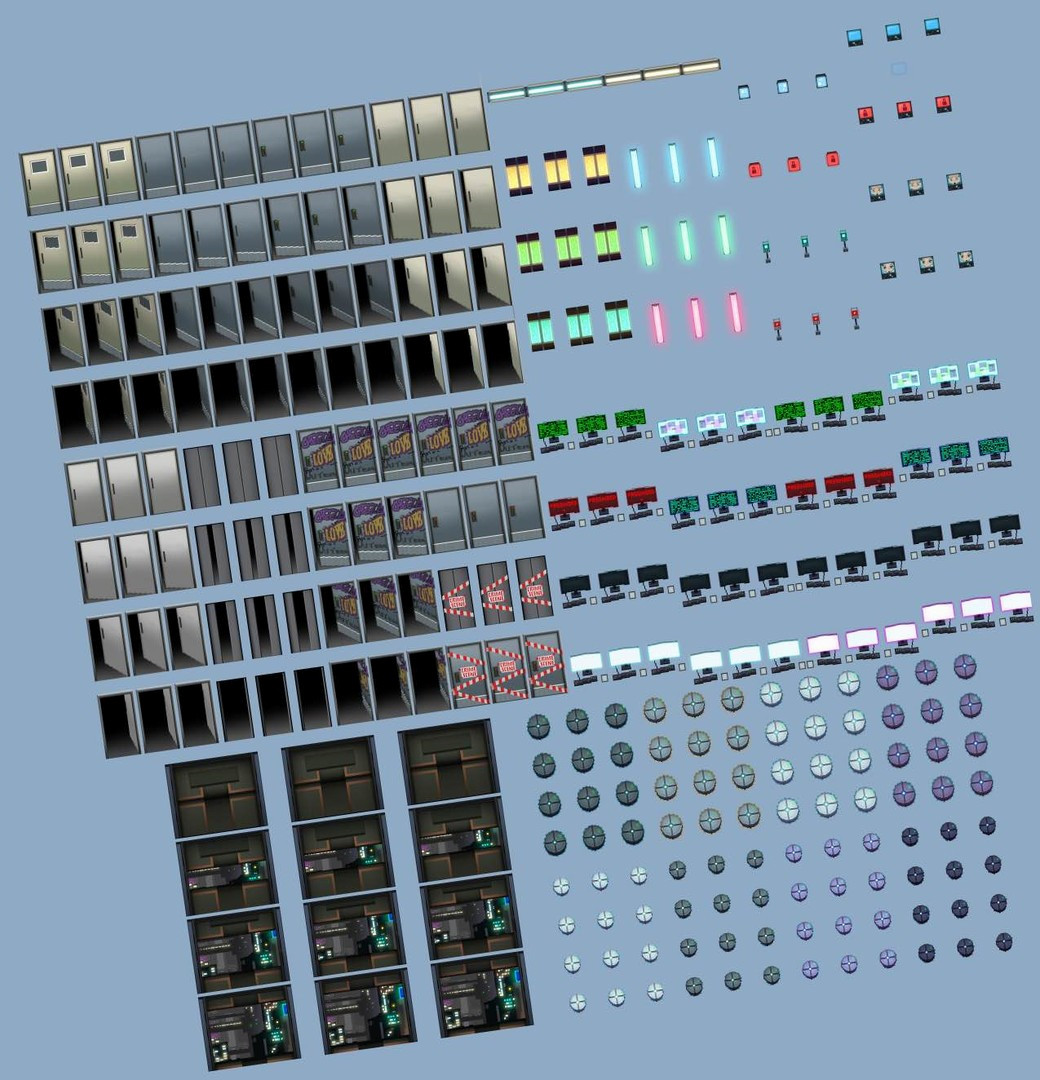 Купить DLC RPG Maker MV - Winlu Cyberpunk Tileset - Interior от 710 ...