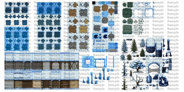 Игра RPG Maker MZ - Ancient Dungeons: Winter for MZ, скриншот