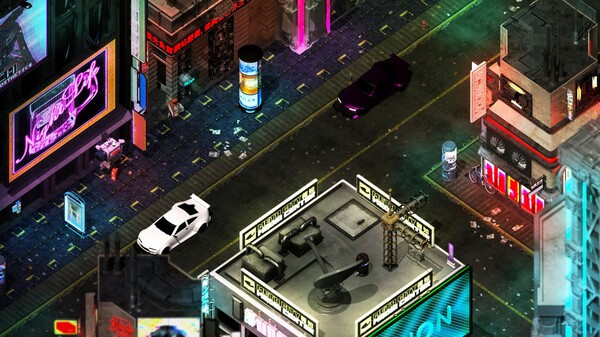 Игра RPG Maker MZ - CyberCity Core Tiles, скриншот