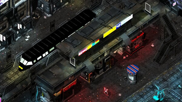 Игра RPG Maker MZ - CyberCity Core Tiles, скриншот
