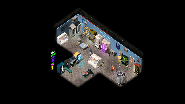 Игра RPG Maker MZ - CyberCity Core Tiles, скриншот