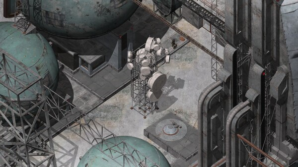 Игра RPG Maker MZ - CyberCity Industrial Sector Tiles, скриншот