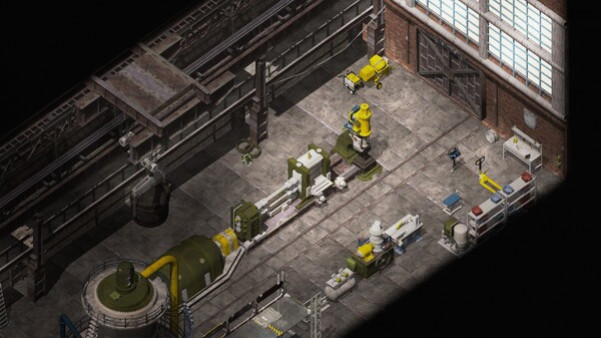 Игра RPG Maker MZ - CyberCity Industrial Sector Tiles, скриншот