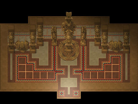 Игра RPG Maker MZ - KR Aztec Jungle Tileset, скриншот