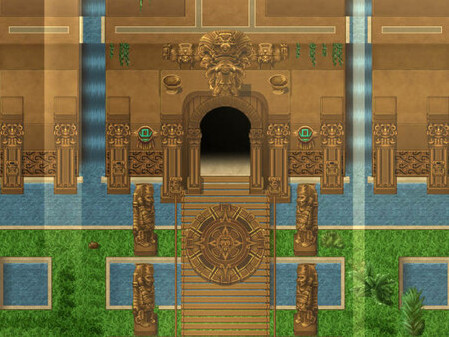 Игра RPG Maker MZ - KR Aztec Jungle Tileset, скриншот