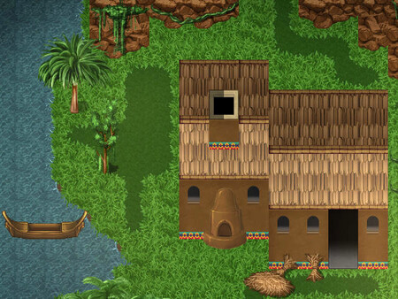 Игра RPG Maker MZ - KR Aztec Jungle Tileset, скриншот