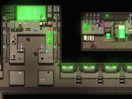 Игра RPG Maker MZ - KR Mad Science Lab Tileset, скриншот