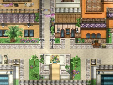 Игра RPG Maker MZ - KR Tuscan Seaside Tiles, скриншот