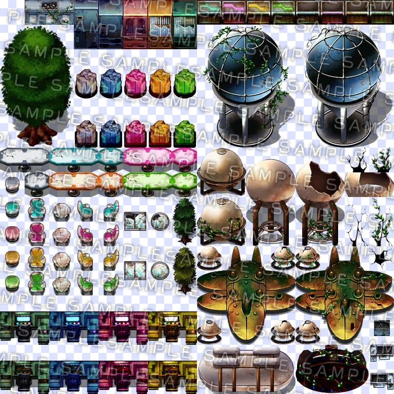 Купить DLC RPG Maker MZ - Krachware Cyberpunk Tileset Pack 2 от 710 ...