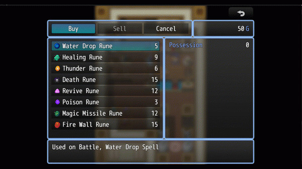 Игра RPG Maker MZ - MAGIC RUNES ICONSET PACK, скриншот