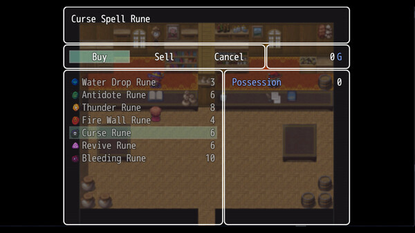 Игра RPG Maker MZ - MAGIC RUNES ICONSET PACK, скриншот