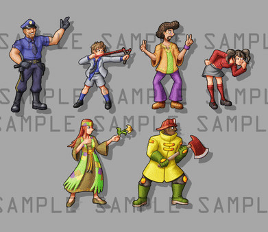 Игра RPG Maker MZ - Modern Day Menace Battlers, скриншот