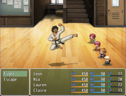 Игра RPG Maker MZ - Modern Day Menace Battlers, скриншот