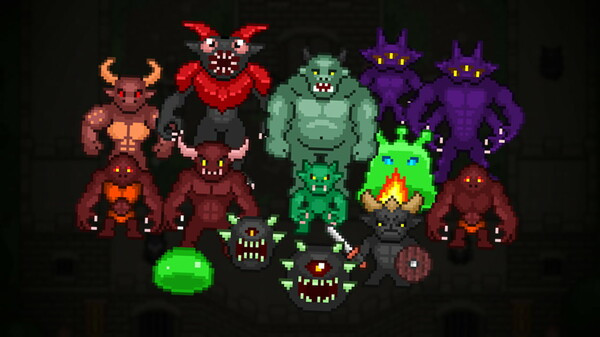 Игра RPG Maker MZ - Pixel Battlers Monsters Pack 1, скриншот