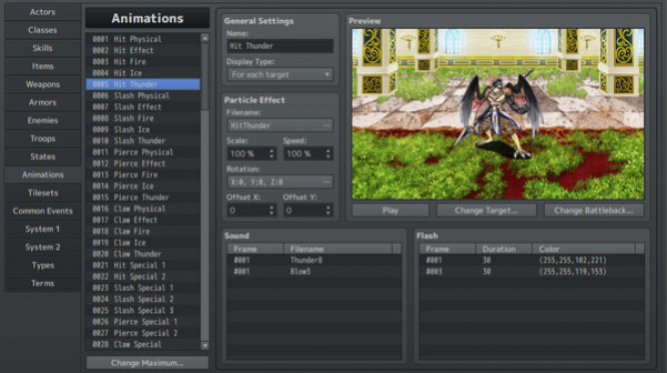 Игра RPG Maker MZ, скриншот