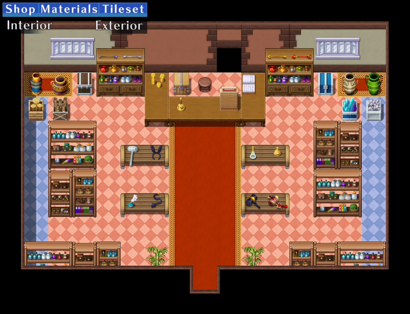 Купить DLC RPG Maker MZ - Shop Materials Tileset - Interior / Exterior ...