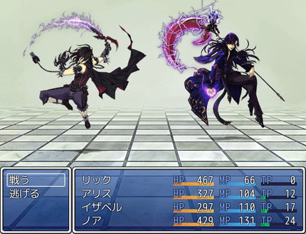 Игра RPG Maker VX Ace - Dark Hero Character Pack, скриншот