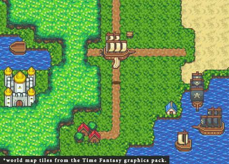 Игра RPG Maker VX Ace - Time Fantasy Ship, скриншот