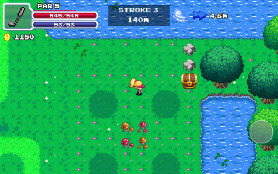 Игра RPGolf, скриншот